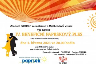 BENEFIČNÍ PAPRSKOVÝ PLES