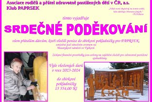 Sbírka pod vánočním stromem